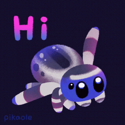 Spider Saying Hi GIF
