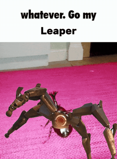 Spider Saying Whatever Go My Leaper GIF