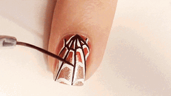 Spider Web Nail GIF