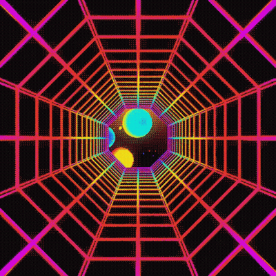 Spider Web With Circle GIF