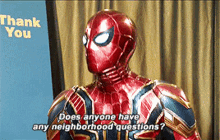 Spiderman Asking Any Neighborhood Questions GIF