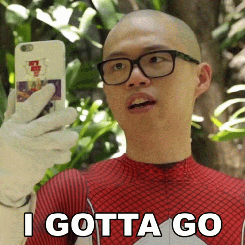 Spiderman Costume Man Selfie I Gotta Go GIF