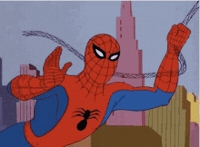 Spiderman Costume With Spider On Back GIF