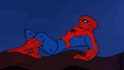 Spiderman Dancing Crab Walk GIF