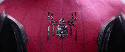 Spiderman Got His Iron Spider Logo GIF
