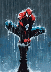 Spiderman Into Spider-verse Rain Marvel Comics