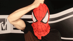 Spiderman Mask Out Meme GIF