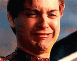 Spiderman Peter Parker Sobbing  GIF