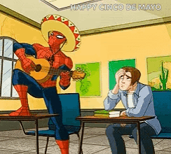 Spiderman Playing Guitar Meme GIF