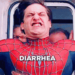 Spiderman Restraining Explosive Diarrhea GIF