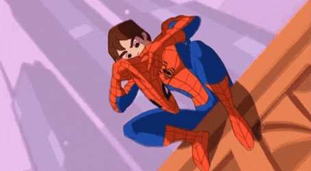 Spiderman Swinging GIF