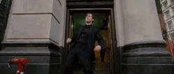 Spiderman Tobey Maguire Energetic Dance GIF