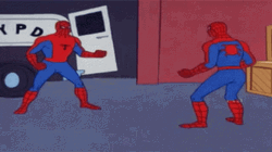 Spiderman Versus Spiderman No U GIF