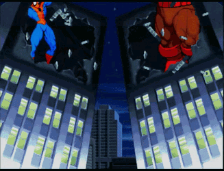 Spiderman Vs Juggernaut Marvel Superheroes GIF