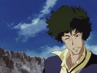 Spike Spiegel Anime Fights Cowboy Bebop GIF