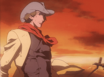 Spike Spiegel Talking To Andy Von De Oniyate GIF