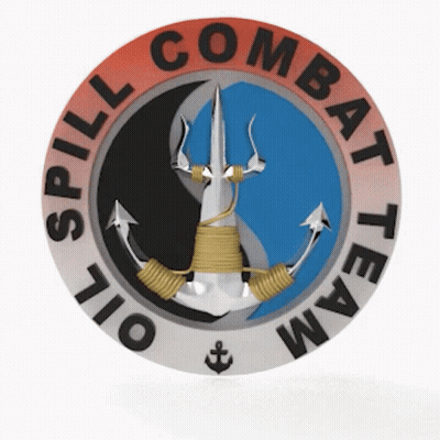 Spill Combat Team Logo Anchor And Arrows GIF