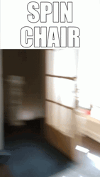 Spin Chair POV Fast Dizzy GIF