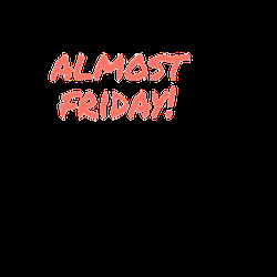 Spinning Almost Friday Digital Design GIF