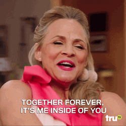 Spinning Amy Sedaris Singing Forever GIF