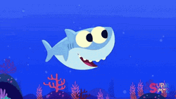 Spinning Baby Shark GIF