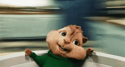 Spinning Chipmunk Theodore Seville GIF