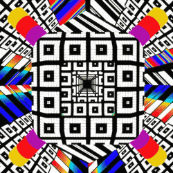 Spinning Colorful Optical Illusion GIF