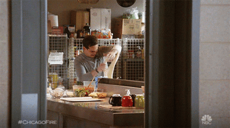 Spinning Dough Pizza In The Making GIF