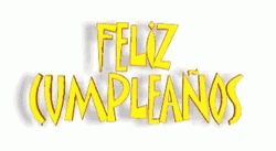 Spinning Feliz Cumpleaños GIF