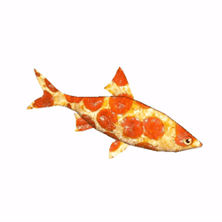 Spinning Fish Pizza GIF