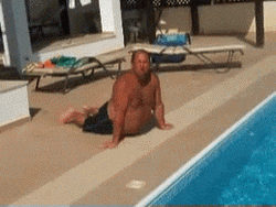 Spinning Human Seal GIF
