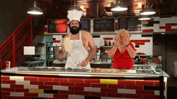 Spinning Pizza Toss Up High GIF