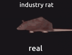 Spinning Real Industry Rat Animation GIF