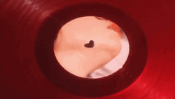 Spinning Red Vinyl GIF