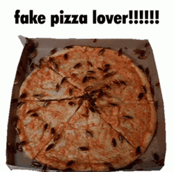 Spinning Roaches On Pizza GIF