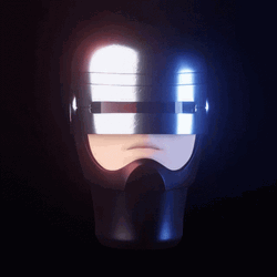 Spinning Robocop Head GIF