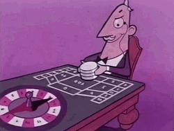 Spinning Roulette Casino Chips Bet GIF