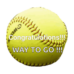 Spinning Softball Way To Go GIF