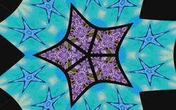 Spinning Star Kaleidoscope GIF