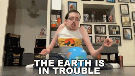 Spinning The Earth Globe Is In Trouble GIF