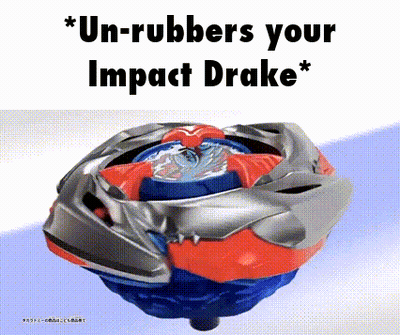 Spinning Top With Un-Rubbers Impact Drake GIF
