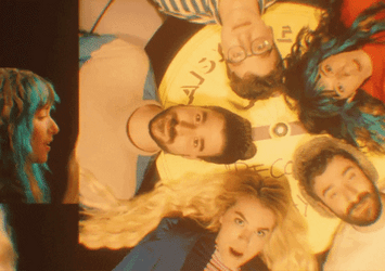 Spinning Vinyl Five Guys GIF