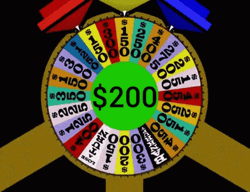 Spinning Wheel Game Of Money GIF