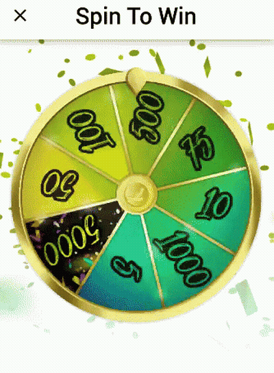 Spinning Wheel Saying Spin To Win GIF
