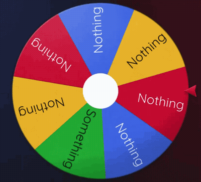 Spinning Wheel With Nothing In Center GIF