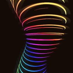 Spiral Colorful Optical Illusion GIF