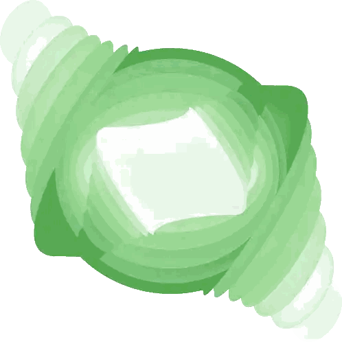 Spiral With Square In Center Sticker