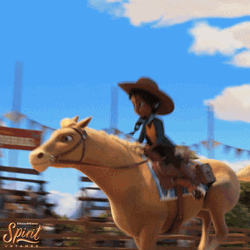 Spirit Riding Prudence Granger Riding Horse GIF