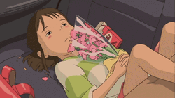 Spirited Away Chihiro Bored GIF