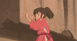 Spirited Away Chihiro Tie Up GIF
